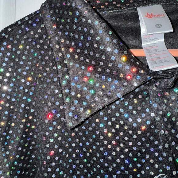 Morph Costumes Disco Dude Metallic Shirt Size XL - Picture 8 of 14